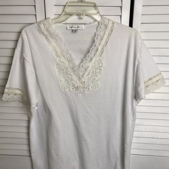 Dior Other - CHRISTIAN Dior Women's Size Medium Pajama Top